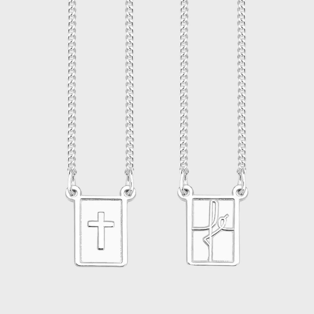 Escapulário Fé e Cruz Grumet