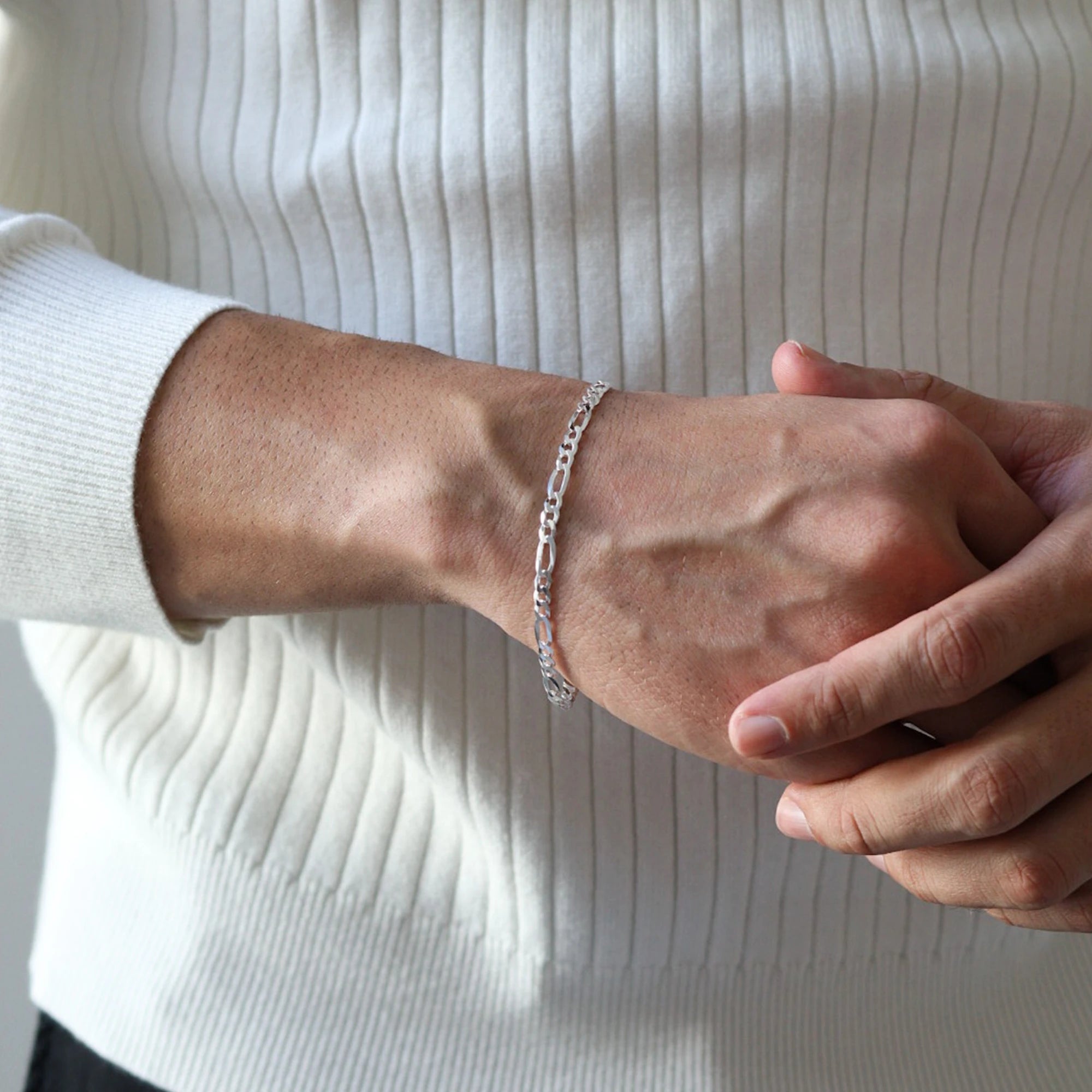 Pulseira Fígaro 4 mm