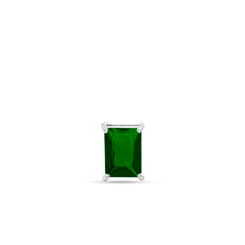 Pingente Cristal Retangular Verde