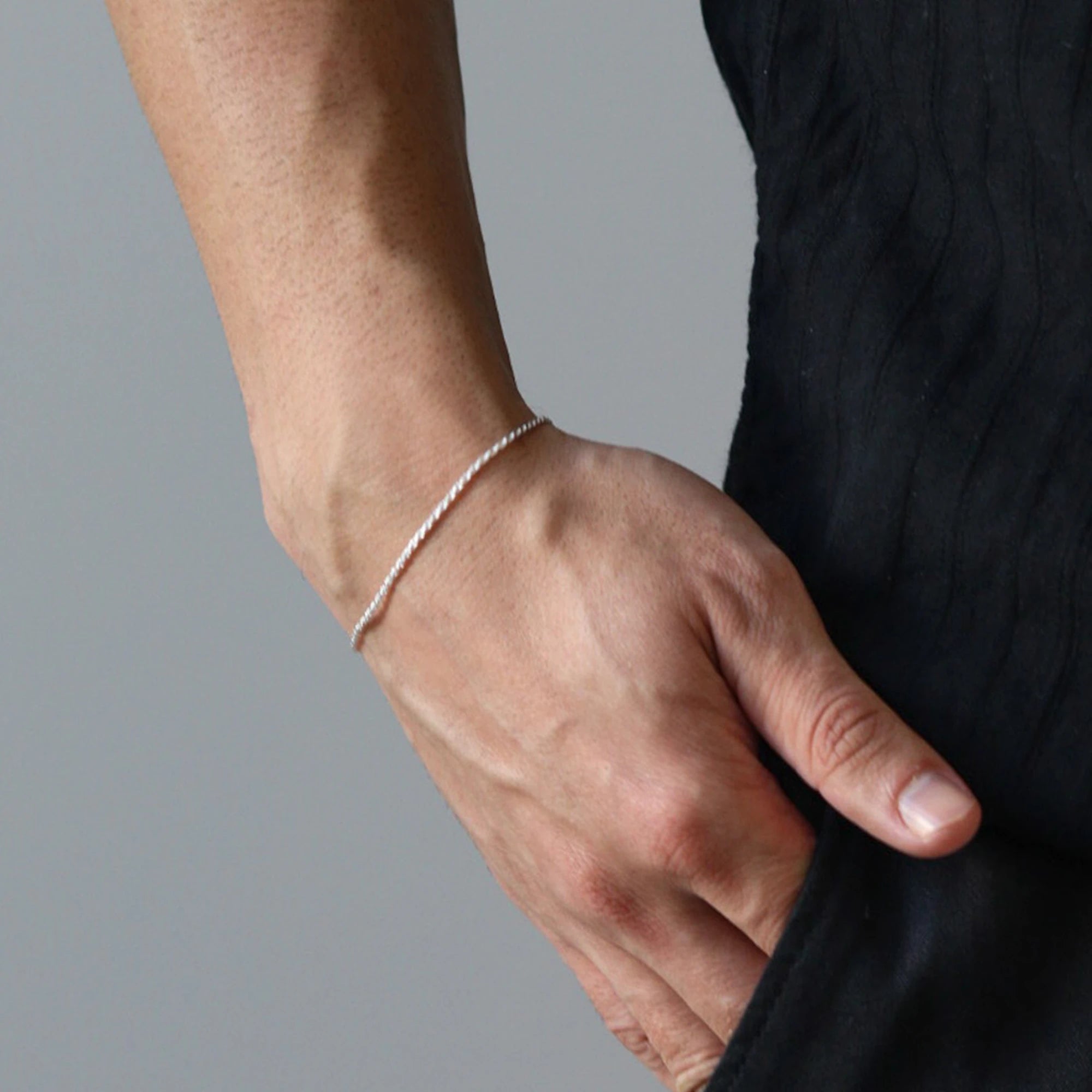 Pulseira Cordão Baiano 1 mm